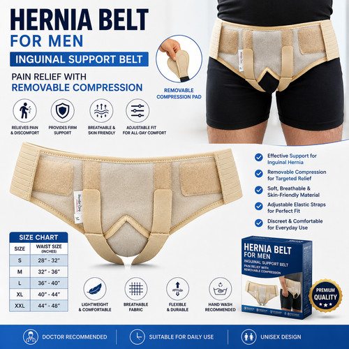 Hernia belt for men support - hernia,